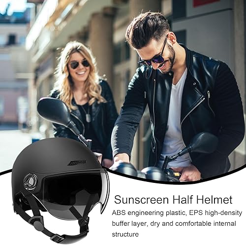 SVCEQZE Fahrradhelme, 26 x 20 x 18 cm, hochschützend, stoßdämpfend, Halb-Scooter-Helme, Dirtbike-Helme, Erwachsene, Kopfschutz für Mountainbikes, Rennräder, Elektro-Scooter