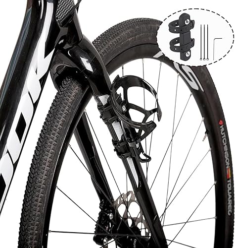 Fahrrad Flaschenhalter Ohne Schrauben mit DREI Banden und Einem Schlüssel, Flaschenhalter Fahrrad Ohne Schrauben, Trinkflaschenhalter Fahrrad Ohne Schrauben, Flaschenhalter Adapter