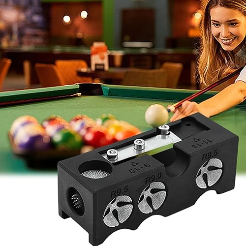 SYXLS 11-in-1 Multifunktionswerkzeug für Billardqueue, Reparaturwerkzeug für Billard-Wartung, Reparatur,Billard Queue Spitzen Reparaturset, Billard Queue Tip Trimmer,Multifunktionswerkzeug