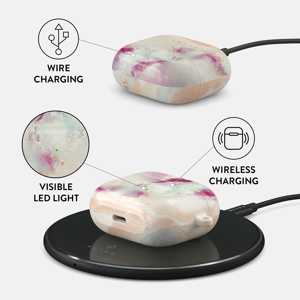 Berry Sorbet - Girly AirPods 3 Case