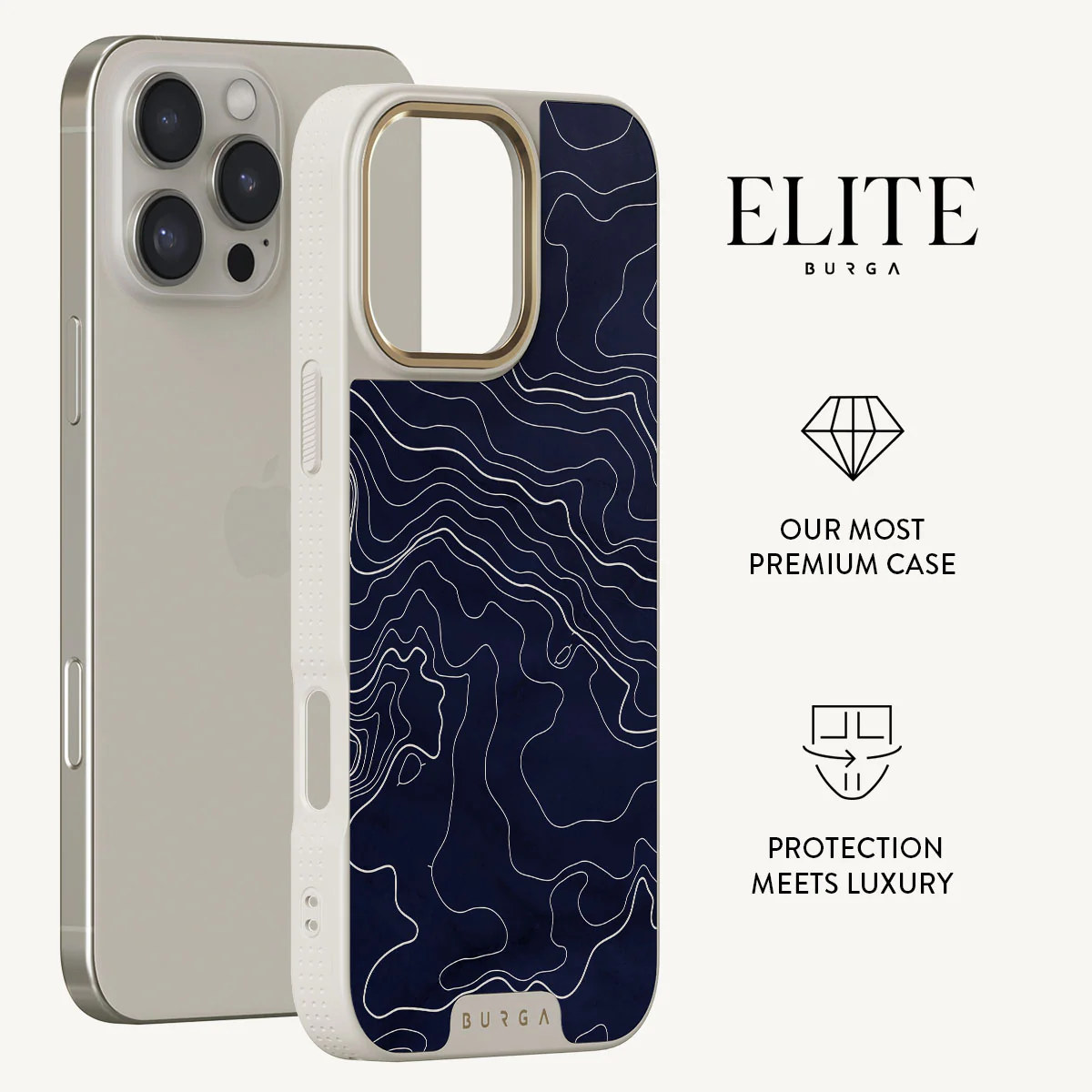 Drifting Shores - Line Art iPhone 16 Pro Max Case