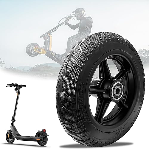 Mockotta 8 Zoll E Scooter Reifen,Voll Vorderrad 200x50 Scooter Reifen mit Nabescooter reifen,vollgummireifen e scooter,roller reifen,stunt scooter reifen, Ersatzräder für Scooter,Rutschfest, Stoßfest