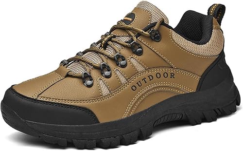WOWEI Wanderstiefel Wanderschuhe Herren Damen wasserdichte Outdoorschuhe rutschfeste Kletterschuhe Leicht Atmungsaktiv Trekking Hiking Schuhe Wanderhalbschuhe