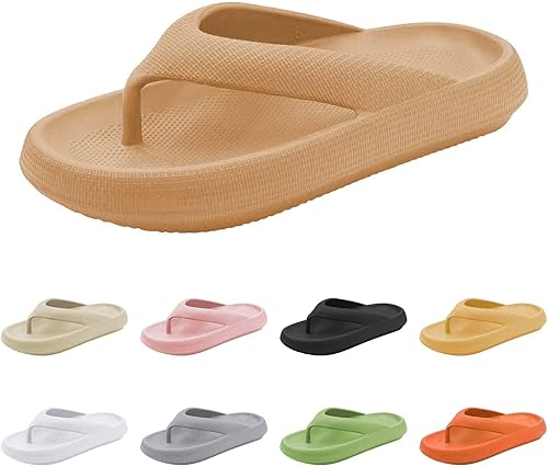 Flip Flops Damen Wolken Hausschuhe Damen Badelatschen Rutschfeste Zehentrenner Slip-On Sandaletten Mit Weichen Sohlen Bequem Duschschuhe Anti-Slip Wasserschuhe Atmungsaktiv Strandsandalen