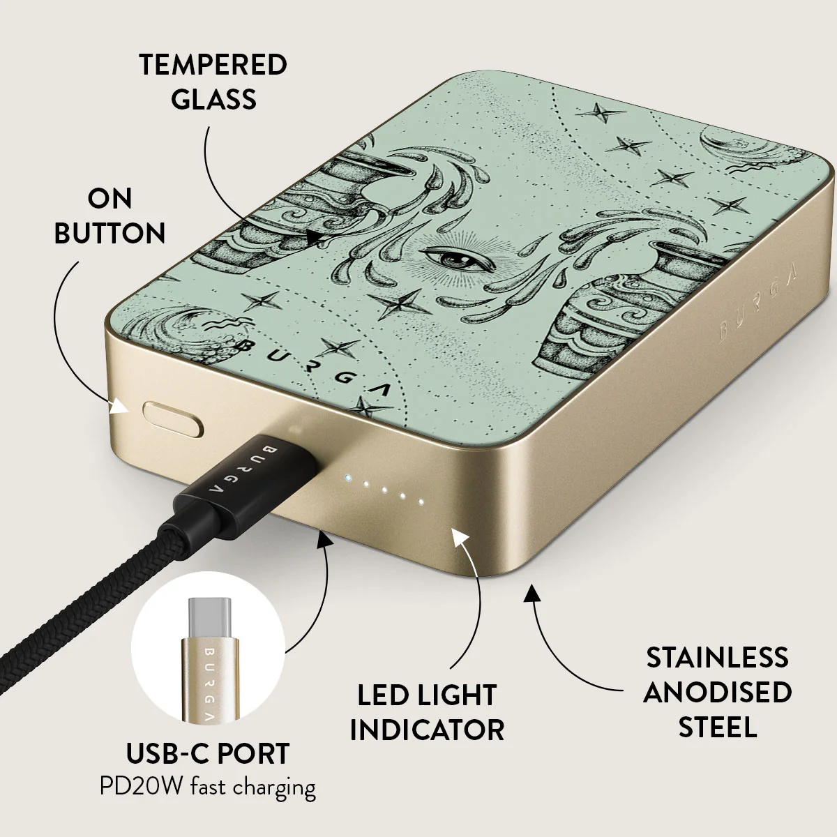 Aquarius - Magnetic Power Bank