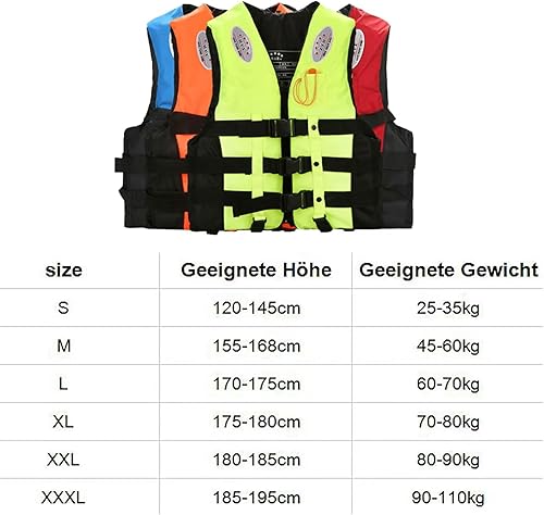 Schwimmweste Erwachsene, Schwimmweste Kinder, Rettungsweste 20-120kg, Schwimmwesten für Erwachsene, Schwimmhilfe Sicherheitsjacke, Auftriebsweste für Den Wassersport, Schnorchelnd, Schwimmen, Surfen