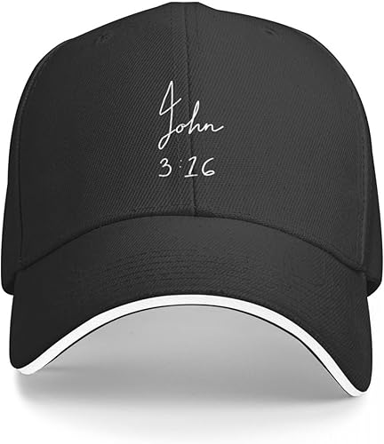 TPDODON Basecap John 3 16 (weiß Text) Strand Ausflug Boonie Gentleman Schaum Party Männer Frauen
