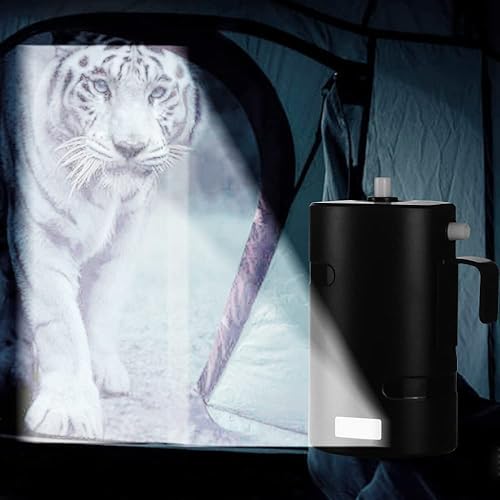 Koopsmate tragbare Außendusche,2 Flussmodi, IPX7 wasserdicht, mit LED-Licht, 4400mA Batterie, USB-Aufladung, elektrische Duschpumpe, geeignet für Wandern/Backpacking, Reisen, Strand, Haustiere, Blumen