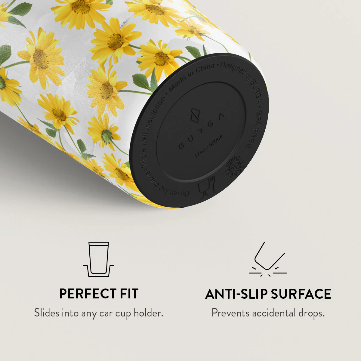 Summer Scent - Yellow Flower Travel Mug