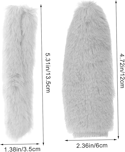 Toddmomy 1Satz Fahrradlenkergriffe Plüschbezüge Warmhaltende Fahrradgriffabdeckungen für Sicheren Halt zu Installieren Kompatibel mit Mountainbikes und Bikes Langlebig