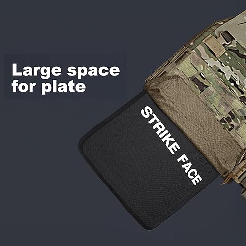 U.T.A Taktische Weste, MOLLE Multifunktions Schnellwechsel Weste für Taktische Zwecke, Weste für Airsoft Kampf im Freien, Plattenträger für Militär Fans Paintball Spiel