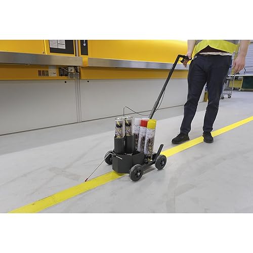 DURABLE | Farbmarkierwagen DURALINE® EasyTrack | Strichbreite 40-100 mm | passend für 750 ml Dosen