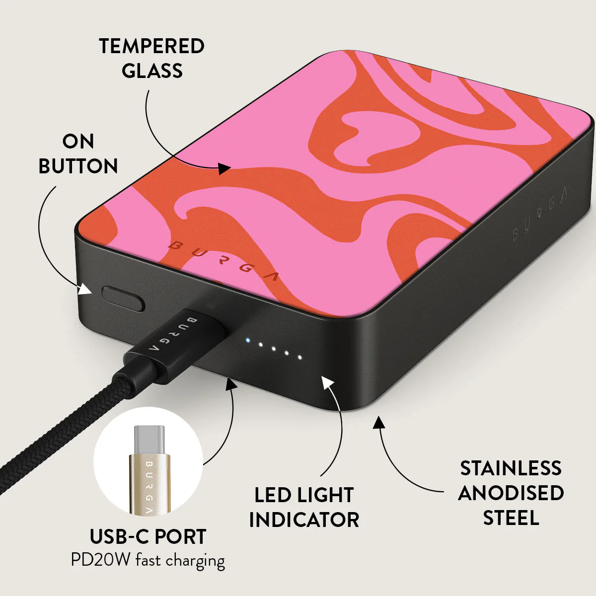 Ride The Wave - Magnetic Power Bank