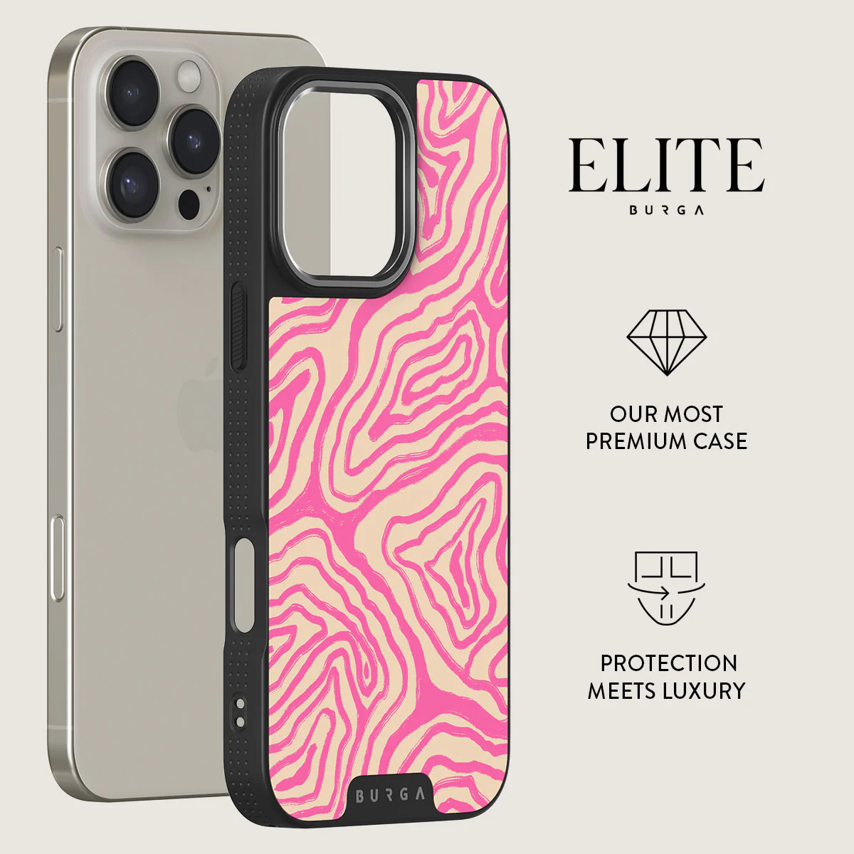 Pink Shores - iPhone 16 Pro Max Case