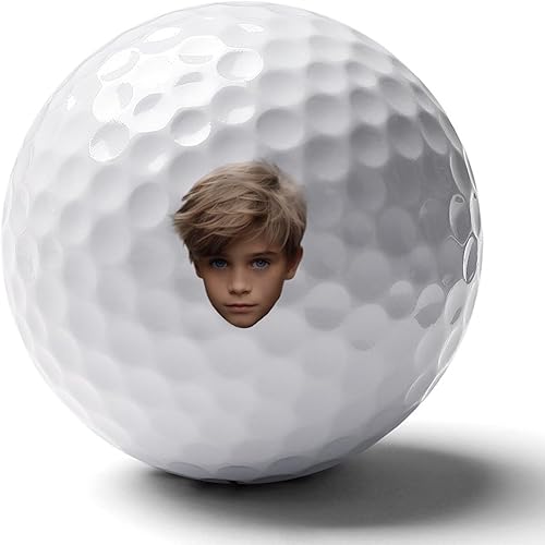 Jaucin Personalisierte Golfbälle mit Wunschtext Gravur Golfball, softe Golfbälle mit maximaler Reichweite, Dieser Ball kennt Dein Handicap