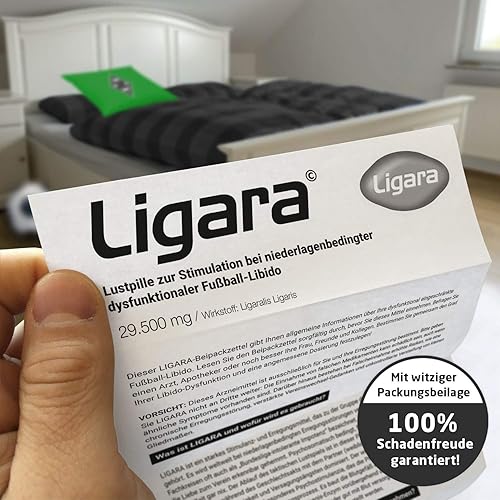 LIGARA® - Lustpillen für Gladbach-Fans mit eingeschränkter Fußball-Libido | Pfefferminz-Pillen | Steigern die Lust am Fußball | Für Gladbach-Fans nach Niederlagen | by Ligakakao.de