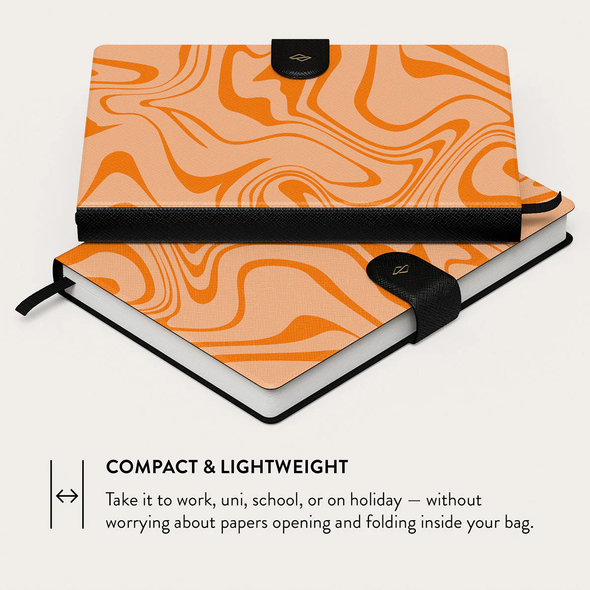 High Vibrations - Color Swirl Notebook