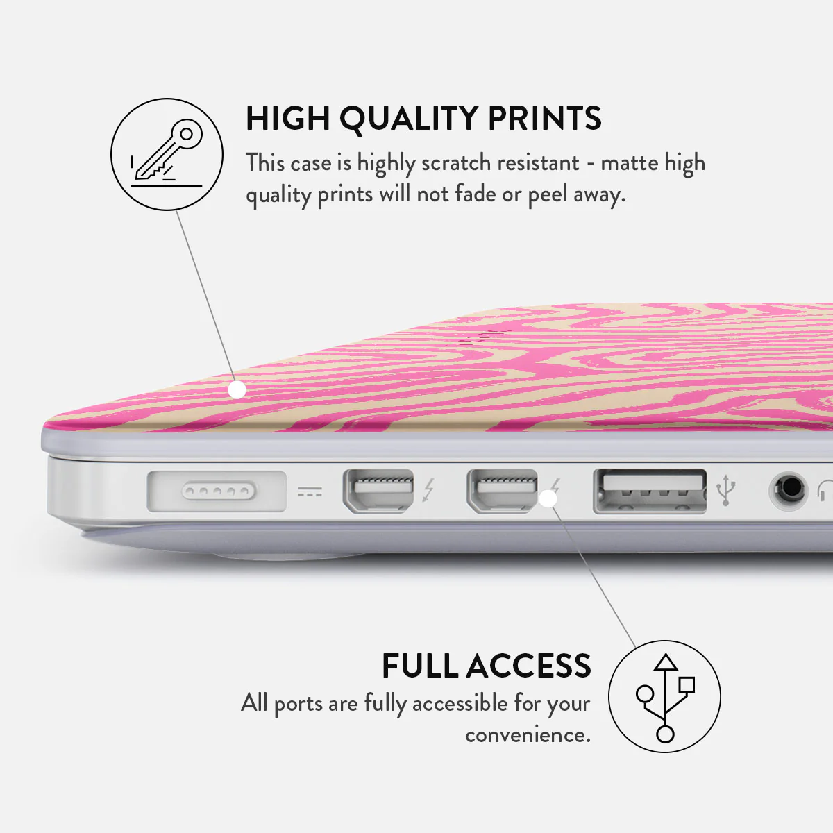 Pink Shores - Macbook Case