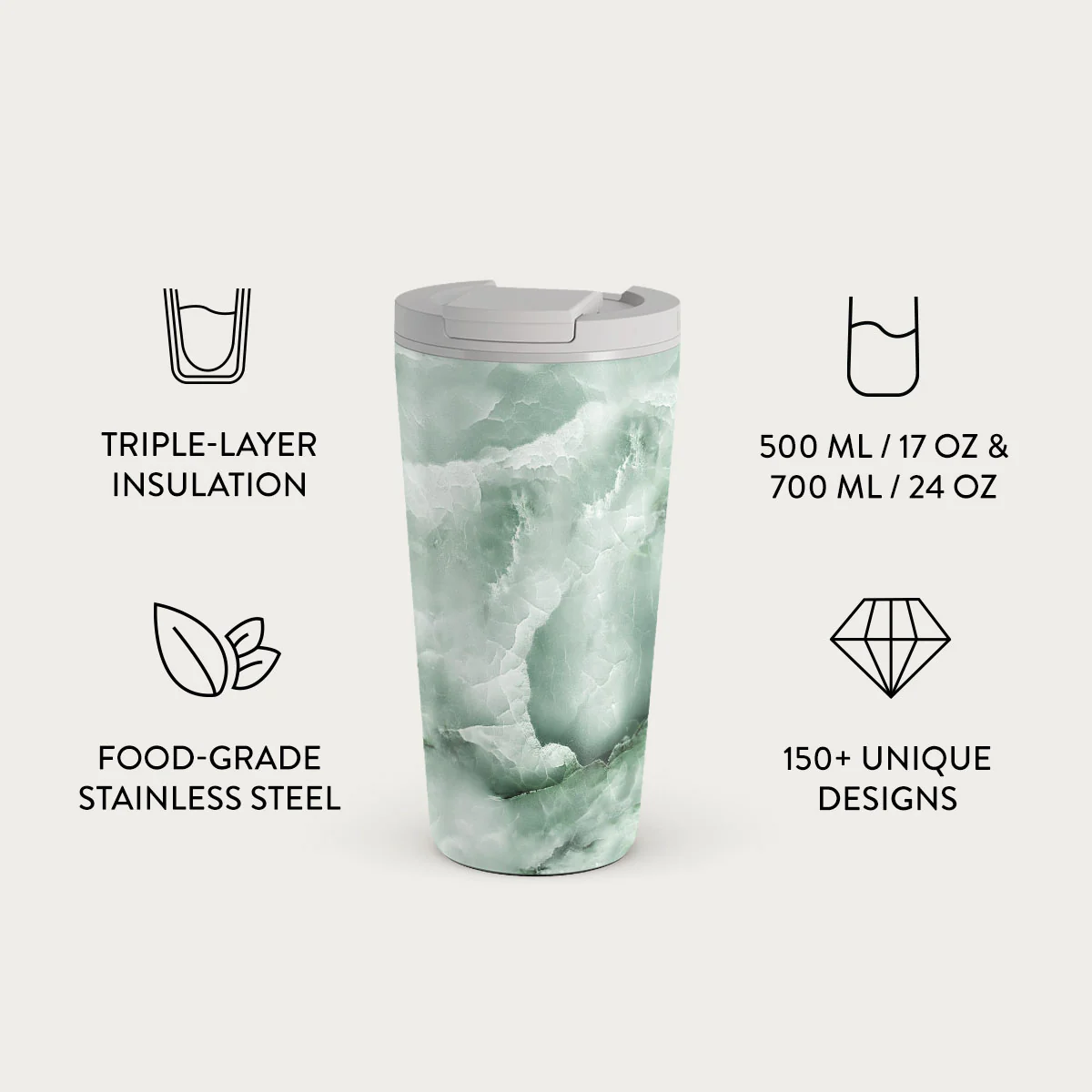 Pistachio Cheesecake - Green Travel Mug