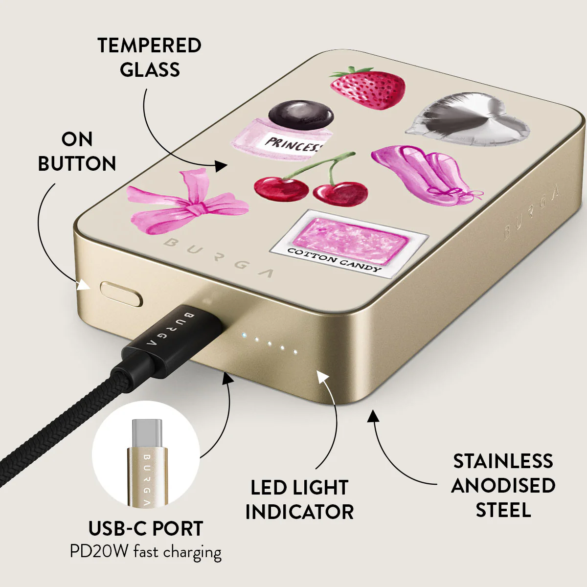 Baby Girl - Magnetic Power Bank