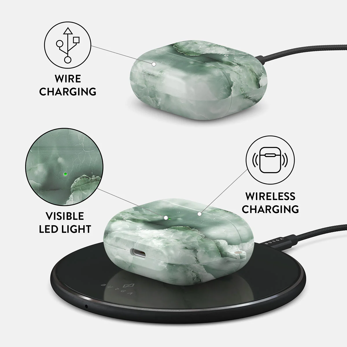 Pistachio Cheesecake - Green AirPods 3 Case