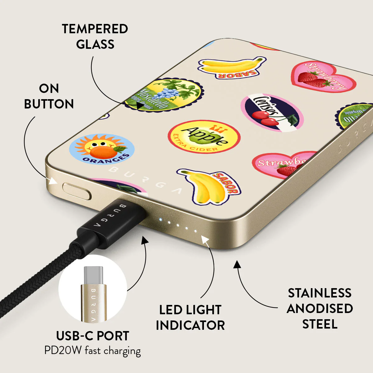 Flavour - Magnetic Power Bank