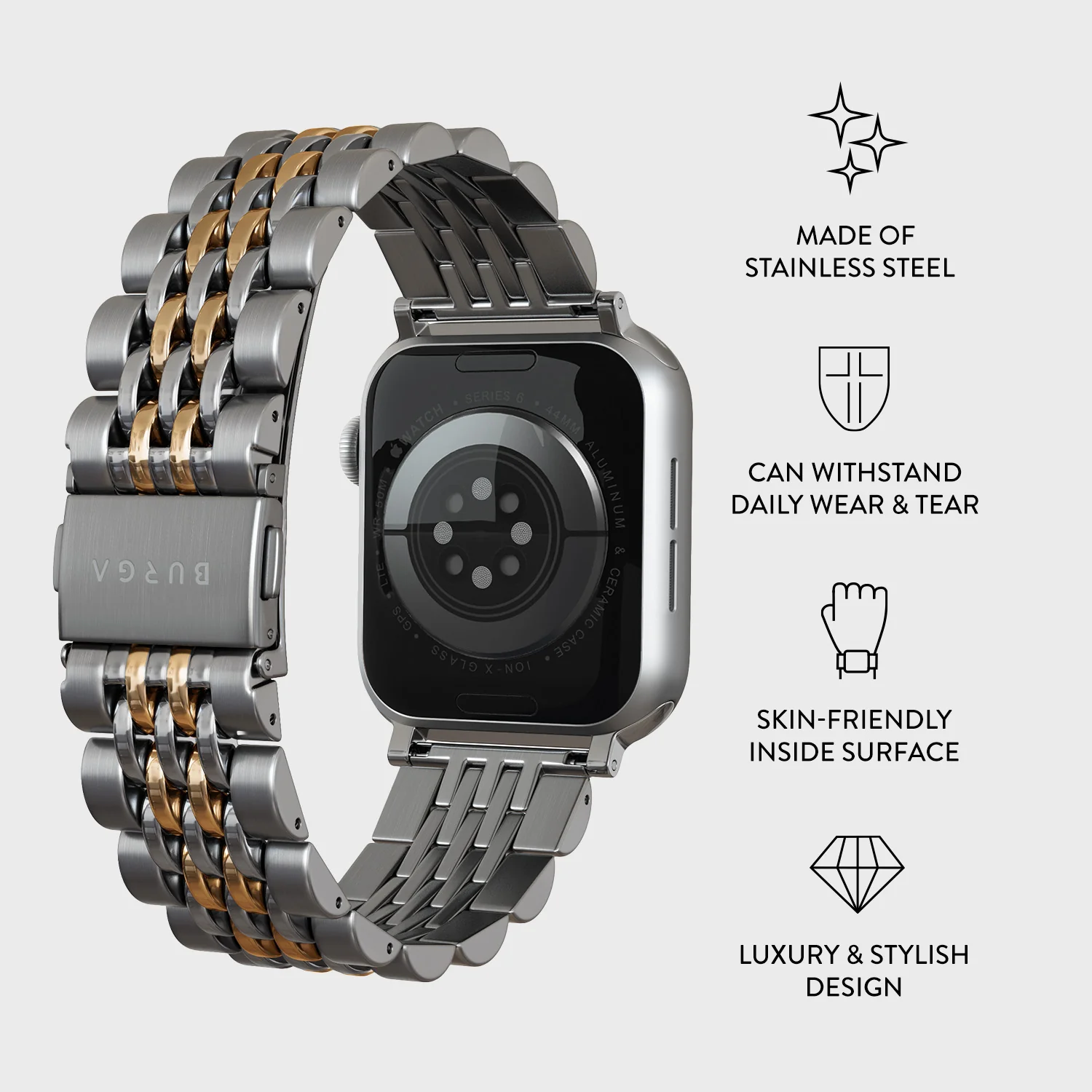 Apple Watch Metal Bracelet - Chic Royal