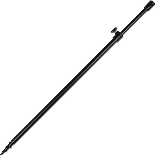 Bankstick Rutenhalter Drill Alu 50-90cm schwarz Rodpod Erdspeer Rutenauflage