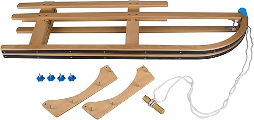 Nijdam Holzschlitten faltbar Schlitten, Buche