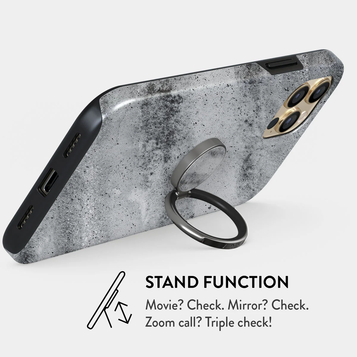 Concrete Jungle - Adhesive Ring Holder