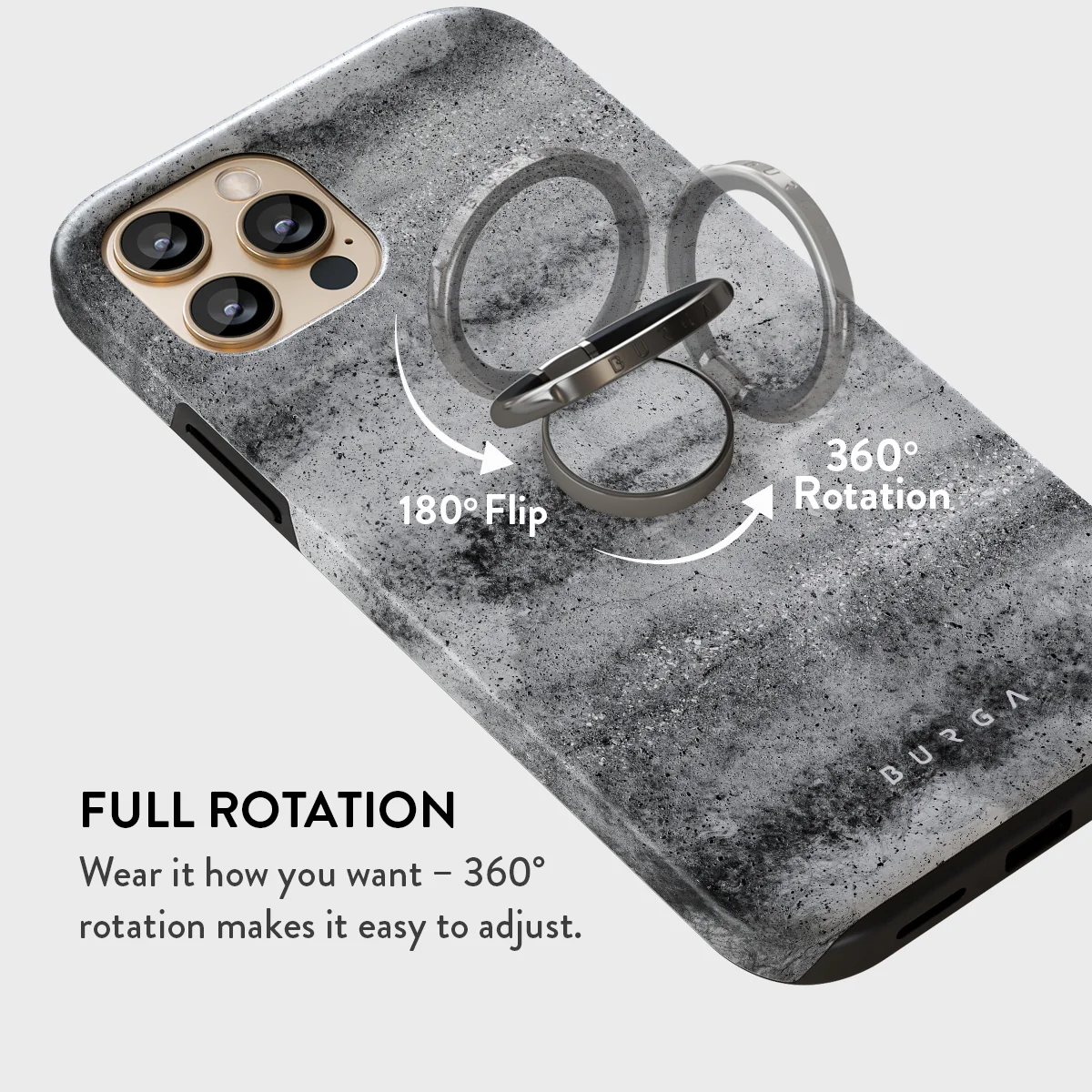 Concrete Jungle - Adhesive Ring Holder