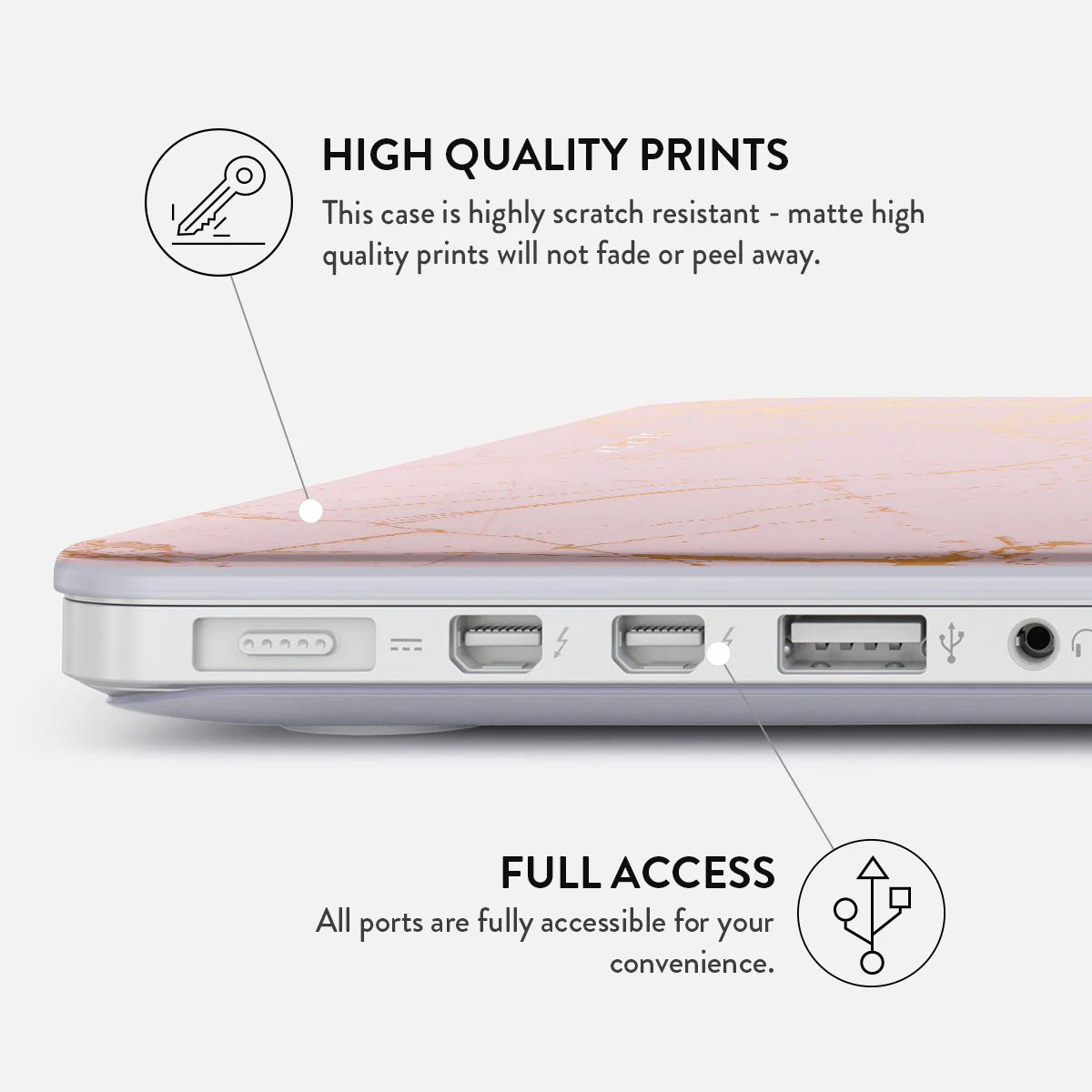 Peachy Gold  - Macbook Case