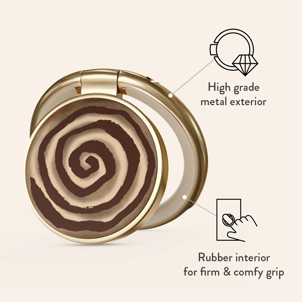 Oat Milk Please - Adhesive Ring Holder