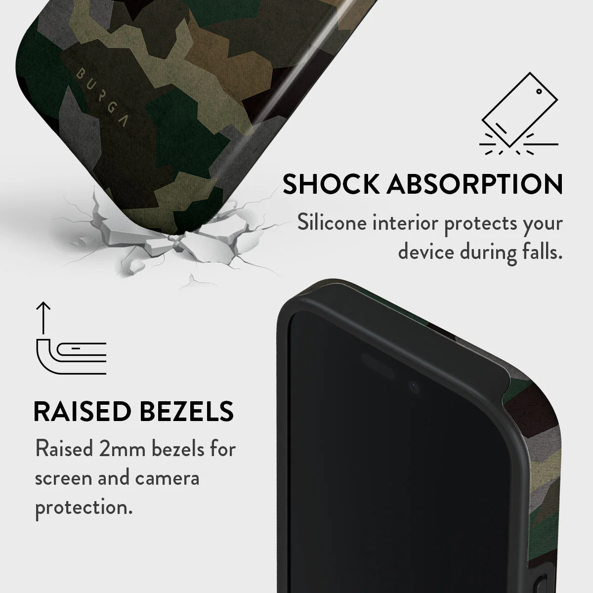 Tropical Green Camo - iPhone 16 Pro Max Case