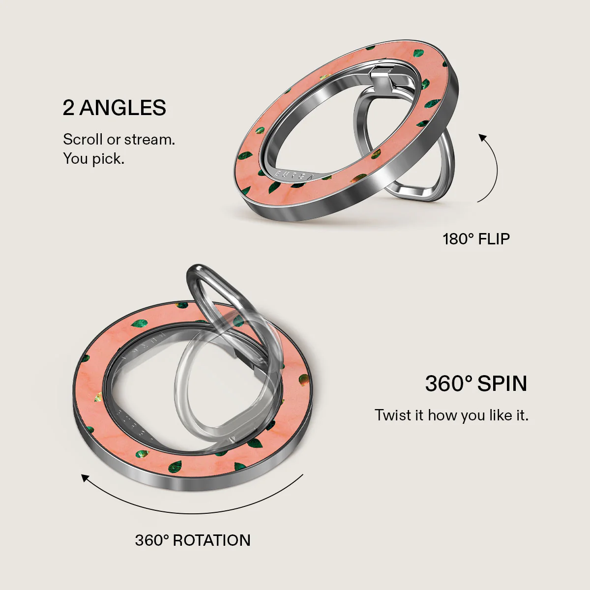 Watermelon Shake - Magnetic Ring Holder