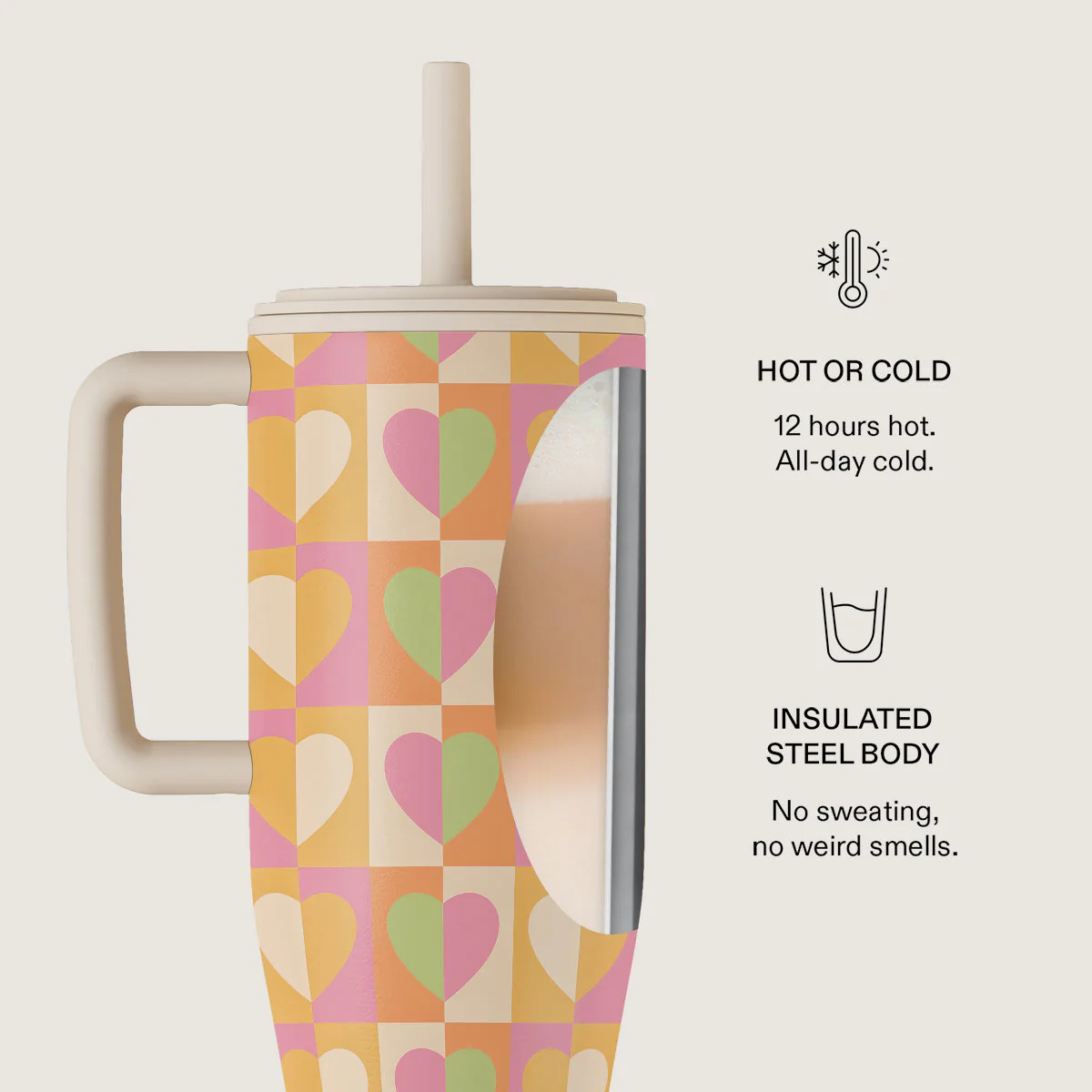 Summer Love - Heart All Day Leakproof Tumbler