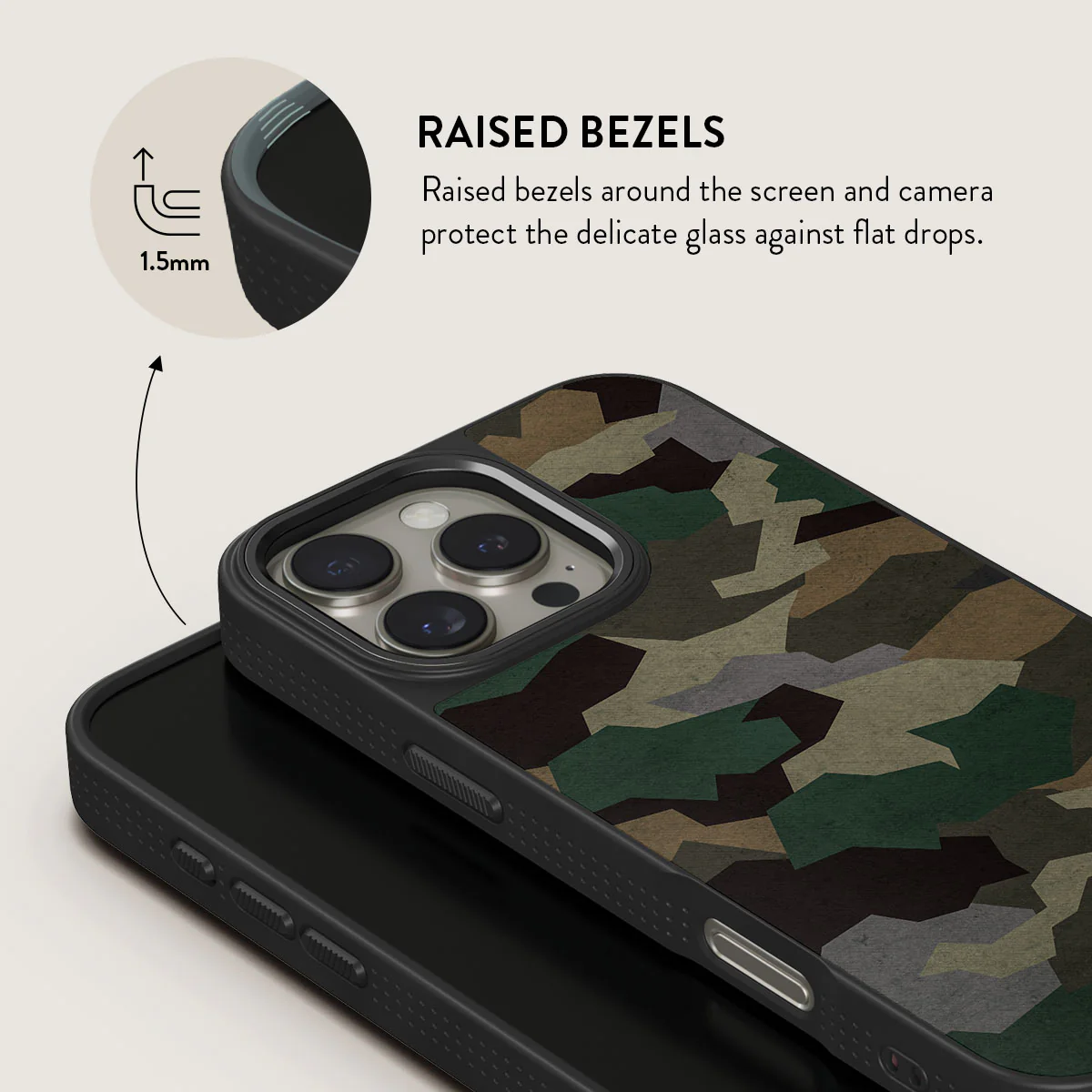 Tropical Green Camo - iPhone 16 Pro Max Case