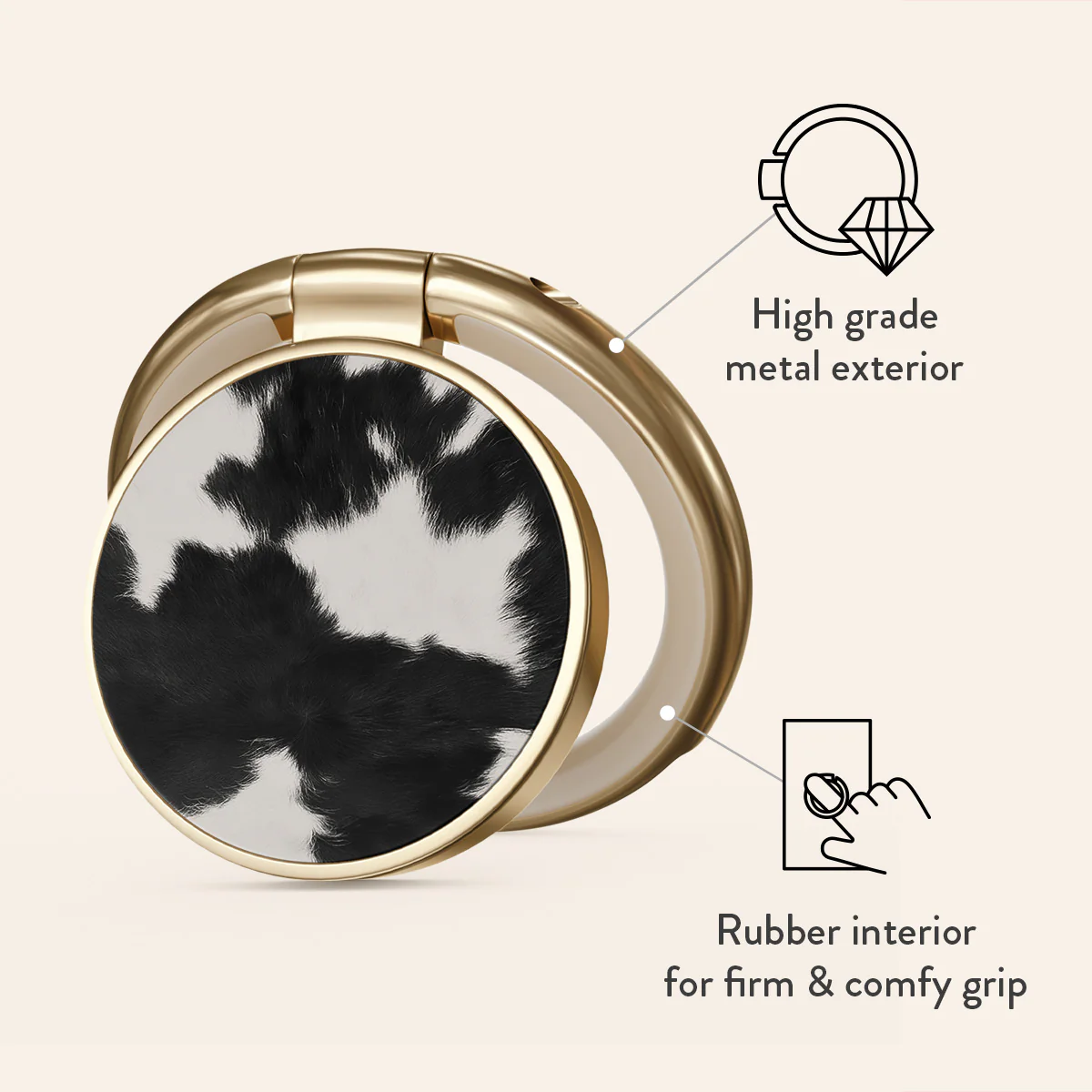 Achromatic - Adhesive Ring Holder