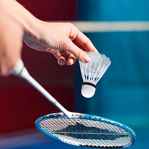 Badminton Feather Shuttlecocks - 6pcs Shuttlecocks für Badminton, langlebige und stabile Shuttlecocks | Übungsversorgungen für Männer, Frauen, Jugendliche, Ausbildungsausrüstung für Badminton -Spieler