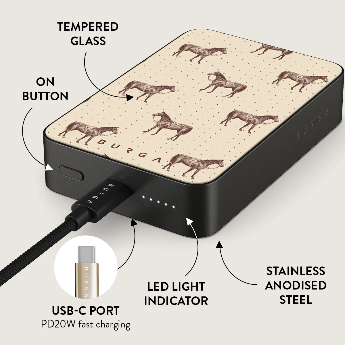 Wild West - Magnetic Power Bank