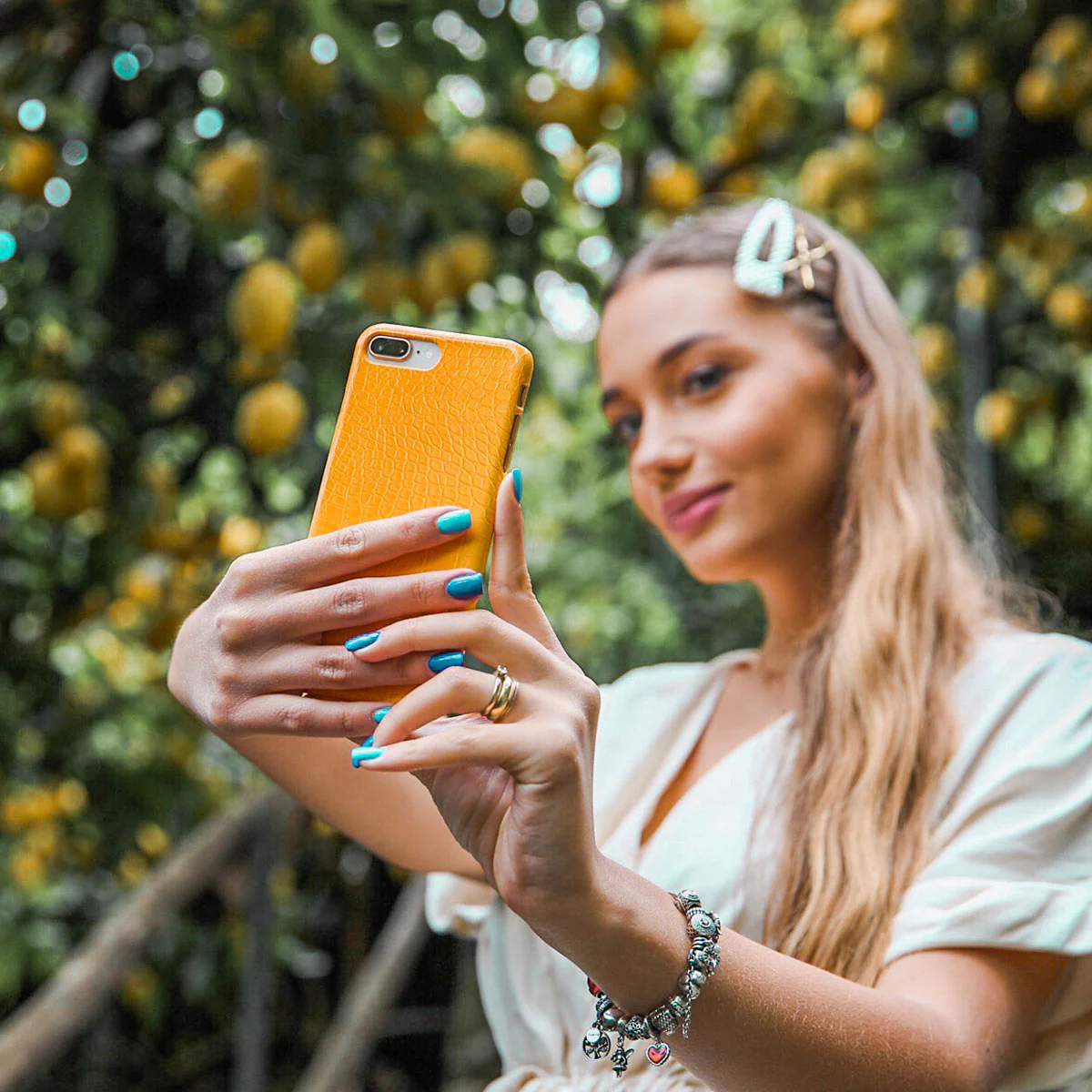 Canary Yellow - Snake Skin iPhone 16 Pro Max Case