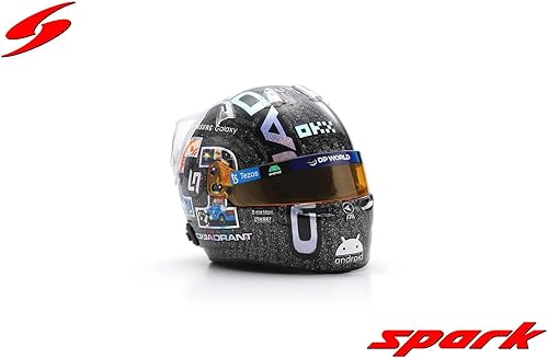 Spark McLaren F1 Team - Offizieller Merchandise-Artikel Bell Helmets Modelle Lando Norris 1/5 - Mini Helm Sonderedition - 2023