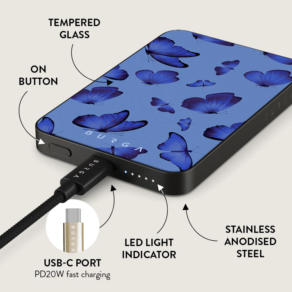 Spring Court - Magnetic Power Bank