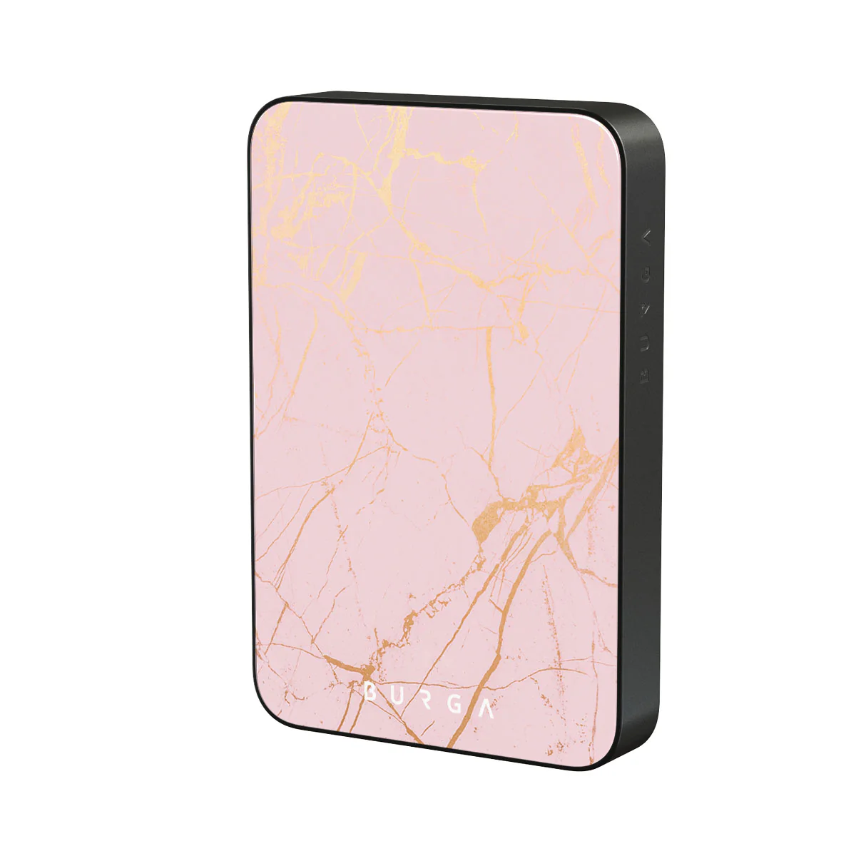 Peachy Gold - Pink Marble Magnetic Power Bank