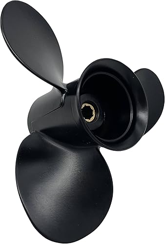 SLEIPNIR Propeller 9x10 1/2 für Mercury Außenborder 3-Blatt-Aluminiumpropeller 8 Zähne rechts OEM-Nr.: 48-828158A12 9x10,5