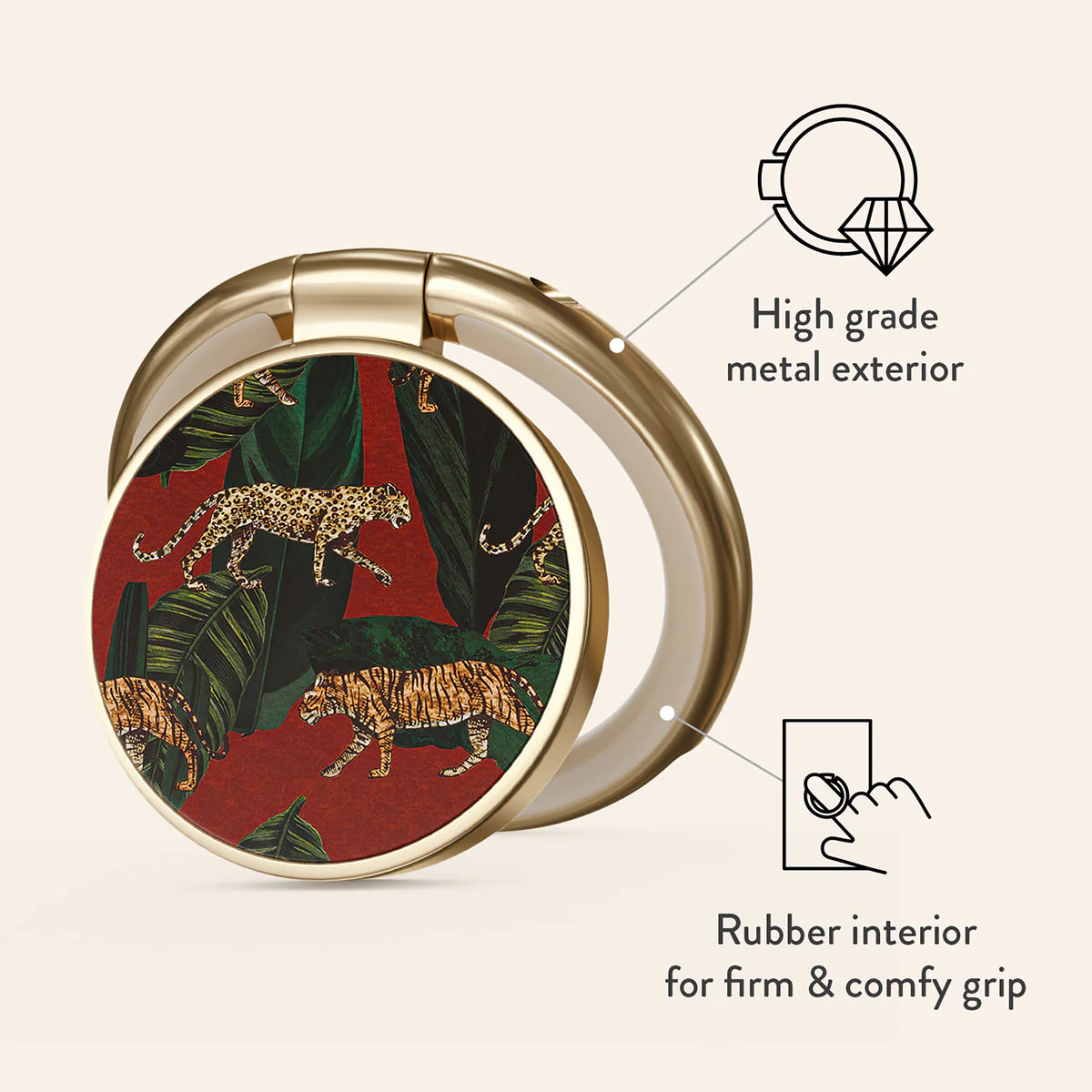 Morning Commute - Designer Adhesive Ring Holder