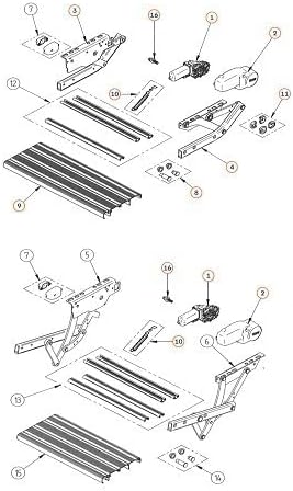 THULE Unisex – Erwachsene Camping Zubehör Motorwelle und Ring V10 & V15 1500603114, Multi, One Size