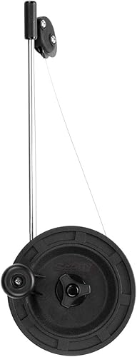 Scotty 620714 Laketroller Manueller Downrigger, Klemmhalterung, Schwarz, S