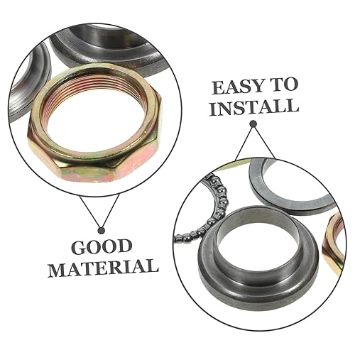 LALADEFIEE Vorderradgabel-lenklagersatz Robuste Eisen-scooter- -lenkung Einzigartiges Design