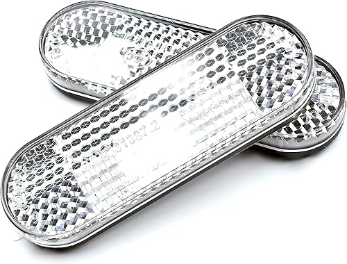 myBESTscooter - Reflektierender Aufkleber vorne Lichtreflektor für Xiaomi 1S, Essential, Pro 2, Pro 4, Model 3 Elektroroller